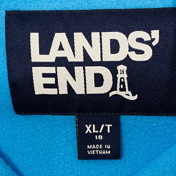 Lands End Fleece Tie Dye Pullover - XL - Like New - Picture 7 of 8